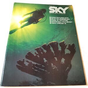 Delta SKY In-Flight Magazine - January 1979 - Diving Florida Keys, Racquetball